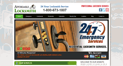 Desktop Screenshot of affordablelocksmithsllc.net