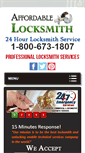 Mobile Screenshot of affordablelocksmithsllc.net